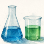 Matraces con químicos